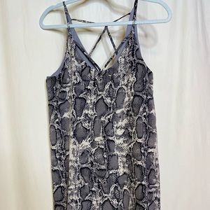 She and Sky snake print size M dress